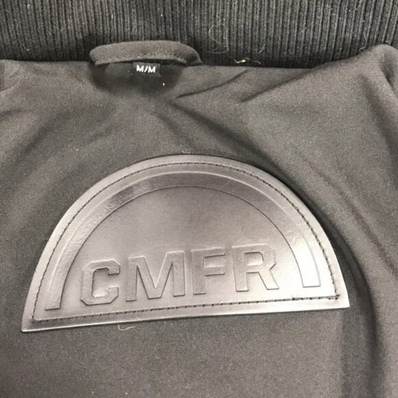 CMFR Oxton Coyote Fur Trim Bomber Jacket - Picture 10 of 10